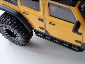 assiale scx24 porta maniglia settore automobilistico corpo esterno interni jeep distanza nastro timone giocattolo ruota wrangler 3d print model - Mito3D