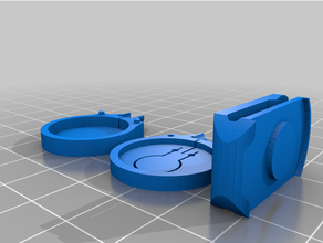 semplice minuscolo clip guidato torcia elettrica utensili 3d print model - Mito3D
