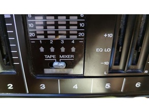 glissière commutateur bouton fostex 26 multipiste remplacement pièces cassette enregistreur 3d print model - Mito3D