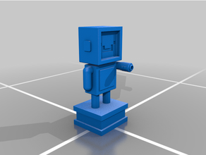 robot gungeon modello tavola gioco pezzo scacchi prigione crawler enterthegungeon accedere Uscita giochi rapinare tiratore statua 3d print model - Mito3D