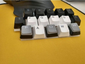 16 klavye tuşları Kulp destek Kiraz mx 3d print model - Mito3D