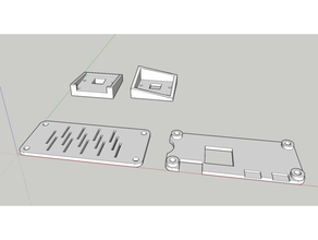 frambuesa pi caso funda cámara 3d print model - Mito3D