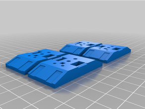 bauzaunsockel 1 16 3d Drucken 116 Rahmen Konstruktion warnbackensockel 3d print model - Mito3D