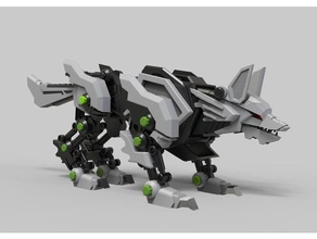 Zoids rz 053 re lupo playset 3d print model - Mito3D