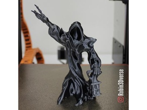 ghost support free remix creatures creality decor decoration dnd miniature dungeons dragons easy print halloween scary spooky horror mormesk supports needed pumpkin robin3dverse sculpt sculpture statue supportfree supportless tabletop gaming undead wraith 3d print model - Mito3D