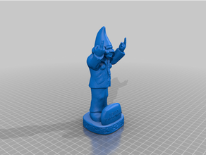 gnome female rude decor 3d print model - Mito3D
