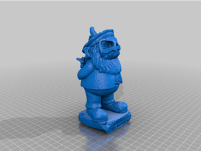 halloween art trophy gnome decor 3d print model - Mito3D