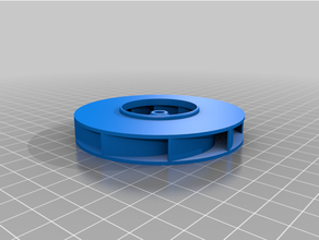 impulseur ventilateur pièces vide nettoyeur 3d print model - Mito3D
