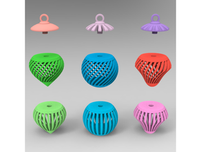 Boules arte Ferramentas boule noel 3d print model - Mito3D