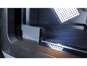 flashforge finder v2 panel hinges cutouts handles 4mm plexi 3d printer parts 3d print model - Mito3D