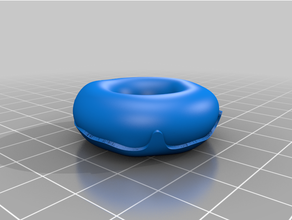 ciambella smaltatura cibo bevanda caramella ciambelle schiacciata 3d print model - Mito3D