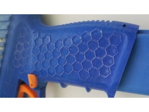 zinc 20 hex texture grip alternate frame sport & outdoors 3d print model - Mito3D