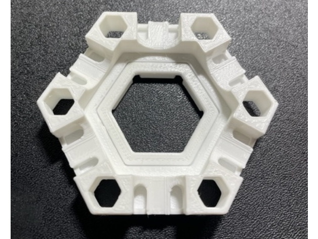 gravitrax compatible basic tile 6exit jogos 3D print model - Mito3D
