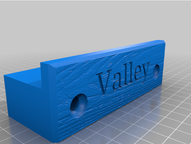 wood grain valley rack replacement parts 3D print model - Mito3D