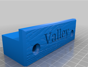 wood grain valley rack replacement parts 3d print model - Mito3D