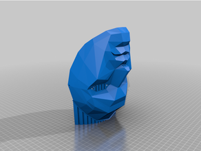 breiter squid game Frontmann Maske Kostüm Tintenfisch 3d print model - Mito3D