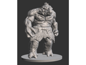 troll creatures dnd mini miniature dungeons dragons giant miniatures wargame wargaming 3d print model - Mito3D