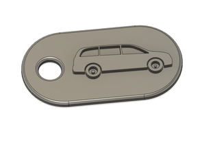 caravana chaveiro chaveiros minivan furgão 3d print model - Mito3D