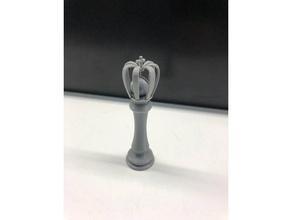 chess king art piece 3d print model - Mito3D