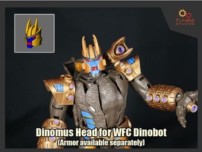 dinomus head transformers wfc dinobot toy & game accessories