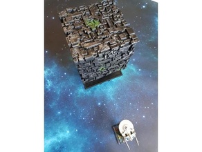 borg command cube - attack wing games 3d print model - Mito3D