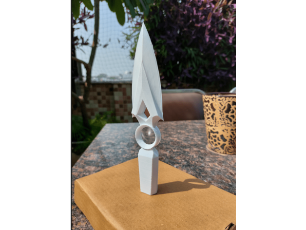 jett cuchillo valorante juego llavero 3D print model - Mito3D