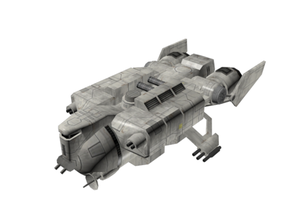 yv-929 armed freighter vehicles space spaceship starwars star wars 3d print model - Mito3D