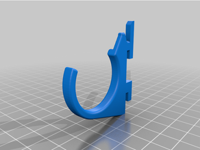 cubicle hooks office coathook hook picture 3d print model - Mito3D