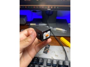 manchot cube sculptures keycap mini pingouins 3d print model - Mito3D