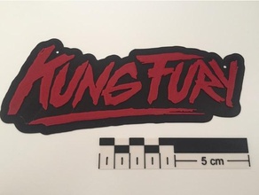 kung fury logo signs & logos cobra david sandberg dont hassel hoff fan art fhrer laserunicorns movie pokemon chosen thor triceracop 3d print model - Mito3D