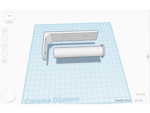 tuvalet kağıt Kulp destek banyo Creality Ikea 3d print model - Mito3D