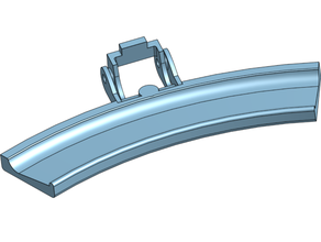 whirlpool tumble dryer door handle - 13660130 replacement parts 3d print model - Mito3D
