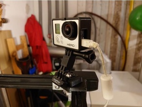 ender 5 Go Pro monter coin 3d imprimante accessoires caméra créalité ender5 ender5pro héros 3 4 3d print model - Mito3D