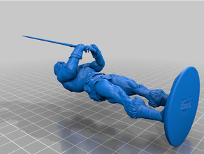 Conan 3d baskı Yazdır Arnold Schwarzenegger minyatürler coşkunluk 3d print model - Mito3D