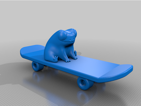 Fred rana patineta 3d impresión 3d print model - Mito3D