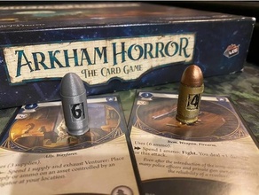 spin ammo counter arkham horror card game games arkhamhorror arkhamhorrorlcg lcg bullet pimp 3d print model - Mito3D