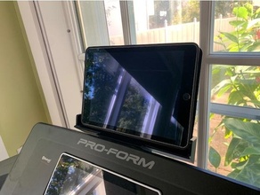 treadmill tablet mount sport & outdoors ipad holder stand 3d print model - Mito3D