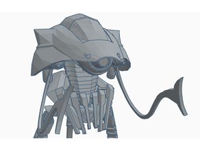 2005 luchando máquina esculturas extraterrestre trípode guerra mundos 3d print model - Mito3D