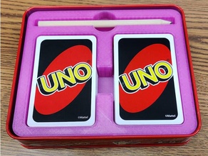 uno deluxe card tray games playing cards 3d print model - Mito3D