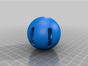 loud cat ball toy & game accessories 3d print model - Mito3D
