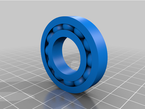 print place ball bearing 3d print model - Mito3D