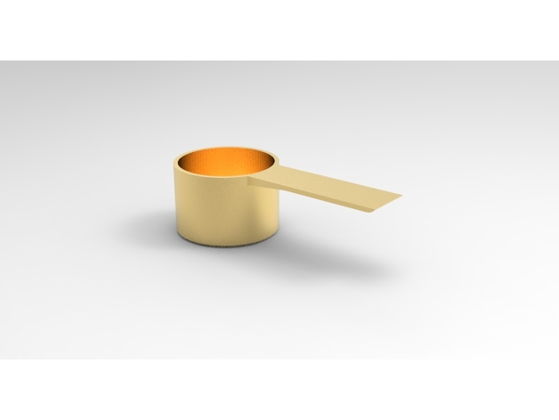 spoon cuilliere d32 kitchen & dining house utensils 3D print model - Mito3D
