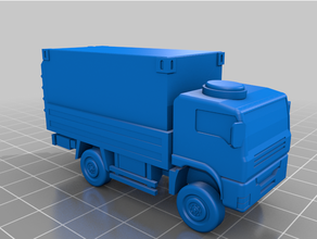 lkw 5 german army truck cabin military 3d print model - Mito3D