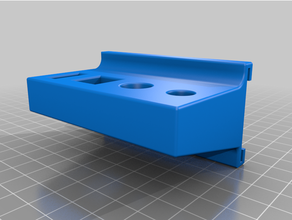 din rail tool holder 1 organization 3d print model - Mito3D