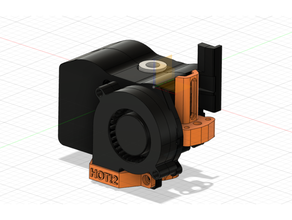dds Bowden Ender 3 Profi e3d v6 + Vulkan 3d Drucker Teile 5015 Ventilator Leitung Realität hotend 3d print model - Mito3D