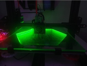 cr 10 infinidade espelho impressão cama 3d impressora acessórios laser 3d print model - Mito3D