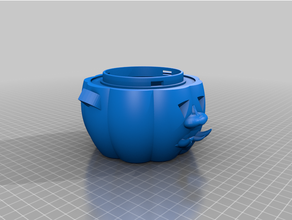 orc-o-lantern containers jack-o-lantern orc 3d print model - Mito3D