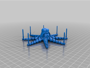 vaderpus lightsabers sculptures cute octopus darth vader lightsaber 3d print model - Mito3D
