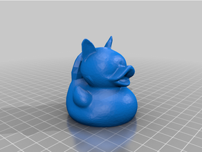 raposa Pato animais Raposa 3d print model - Mito3D