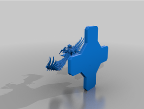dragon water fountain sculptures 3d print model - Mito3D